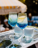 The Azzurino Spritz Society Set: THE ILLUSIONIST AZZURINO APERITIVO, Fritz Müller Perlwein, THE ILLUSIONIST AZZURINO GLASS